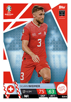Silvan Widmer Switzerland Topps Match Attax EURO 2024 #SUI6